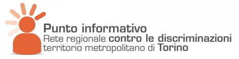 Logo discriminazioni punto informativo Torino